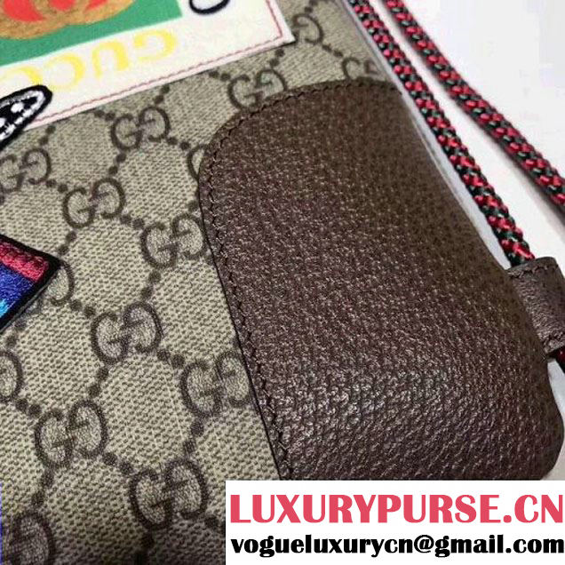 Gucci 473872 Courrier Soft GG Supreme Drawstring Backpack 2017 (XYS-7091526 )