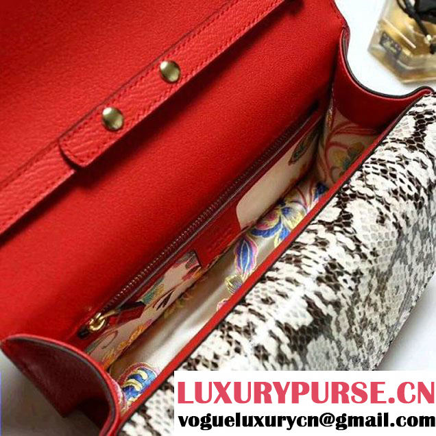 Gucci Ottilia leather Small Top Handle 488715 Red 2017 (2A010-7100810 )
