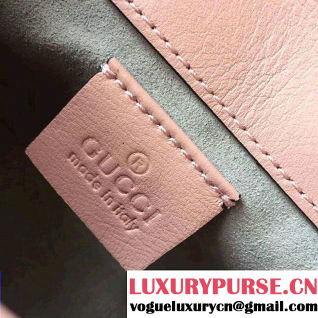 Gucci GG Marmont Matelassé Chevron Super Mini Chain Shoulder Bag 476433 Pink 2017 (SLP-7091501 )