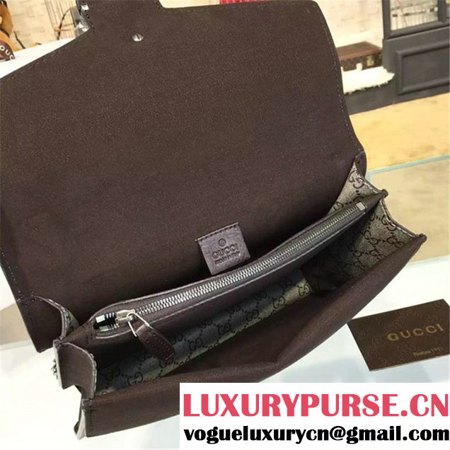 Gucci Dionysus GG Supreme Blooms Print Large Shoulder Bag Fall Winter 2016 Collection Black Suede Beige
