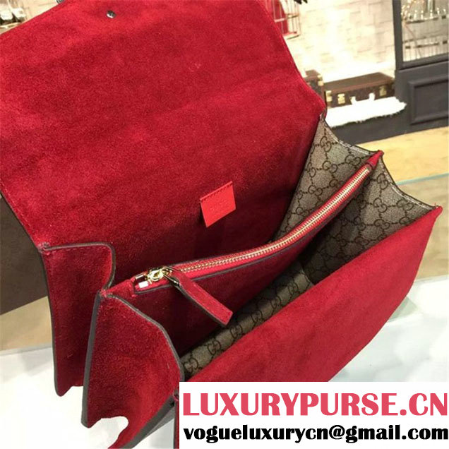 Gucci Dionysus GG Supreme Shoulder Large Bag Fall Winter 2016 Collection Burgundy Beige