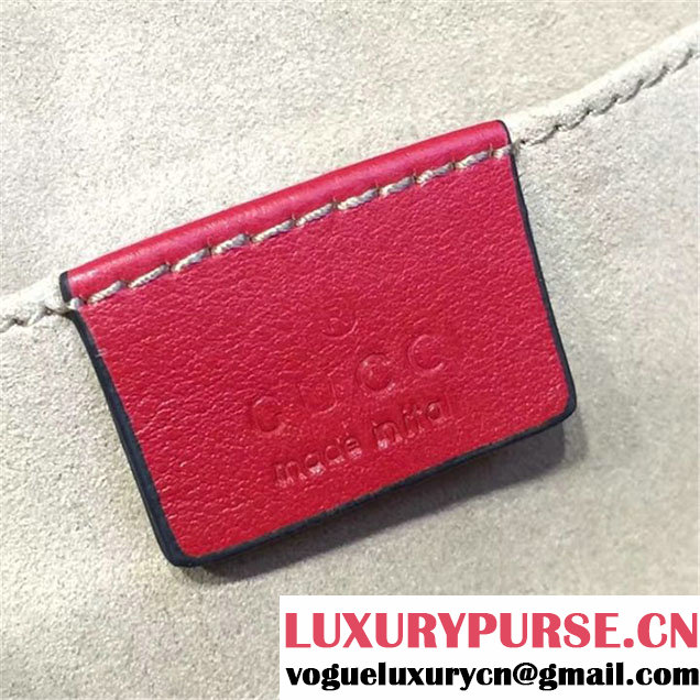 Gucci GG Marmont Matelassé Clutch Bag Fall Winter 2016 Collection Red