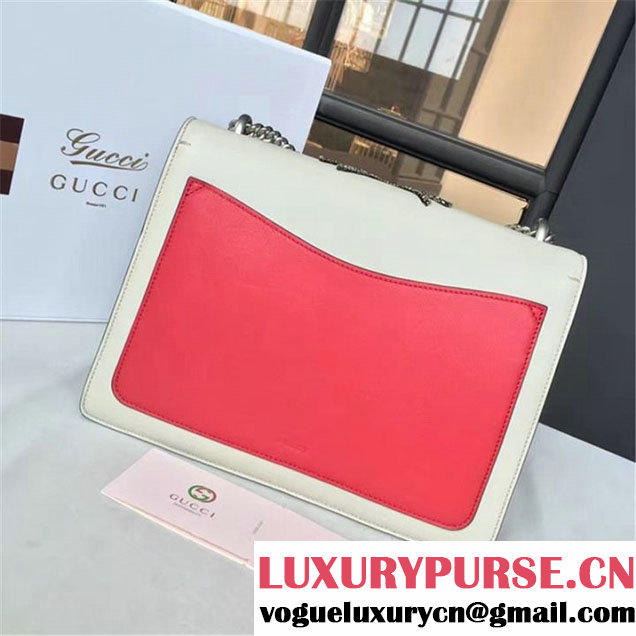 Gucci Dionysus GG Bumblebee Embroidery Medium Shoulder Bag Sequin Appliqué Fall Winter 2016 Collection White Red Blue