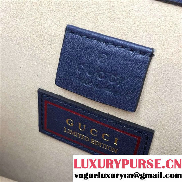 Gucci Dionysus GG Bumblebee Embroidery Medium Shoulder Bag Sequin Appliqué Fall Winter 2016 Collection White Red Blue