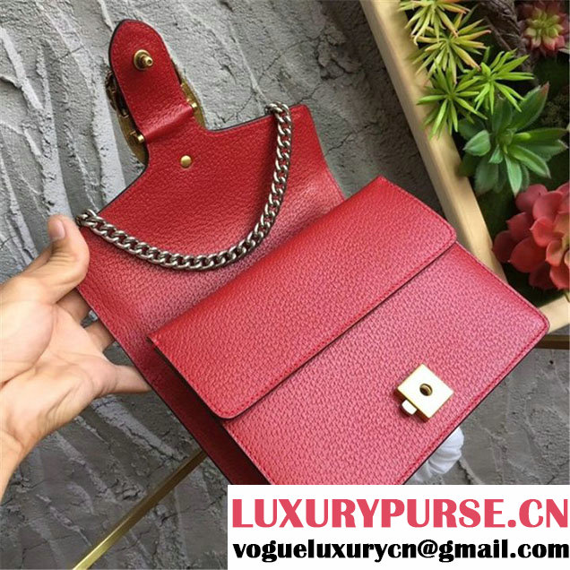 Gucci Dionysus Mini 20cm Shoulder Bag Gold Hardware Spring Summer 2017 Collection Hibiscus Red