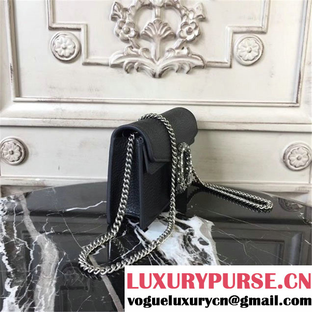 Gucci Dionysus Super Mini Bag 17cm 476432 Fall Winter 2017 Collection Black