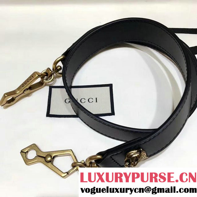 Gucci Web GG Marmont Small Top Handle Bag 476470 Black