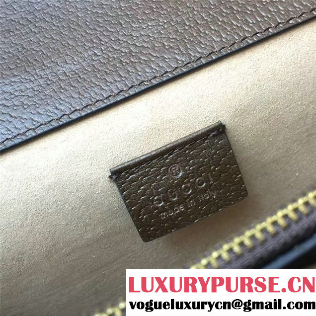 Gucci Dionysus Shoulder Bag 30cm 400235 Raccoon Appliqu&eacute; Floral Embroidery Calfskin Leather Fall Winter 2017 Collection Brown