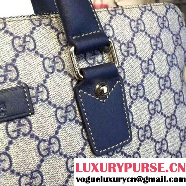 Gucci GG Supreme Brifcase For Men 311001 Blue (2A010-7112119 )