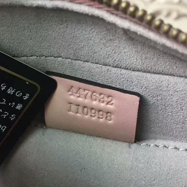 Gucci GG Marmont Small Matelasse Shoulder Bag 447632 Nude