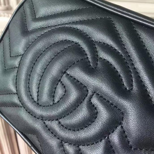 Gucci GG Marmont Matelasse Mini Bag 448065 Black