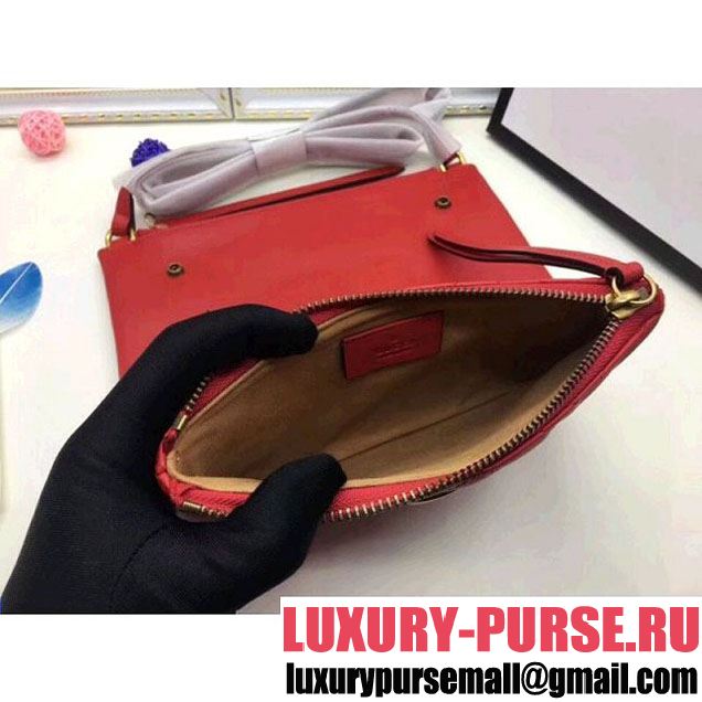Gucci GG Marmont Double Mini Chain Bag 453878 Red (MH-8010533 )