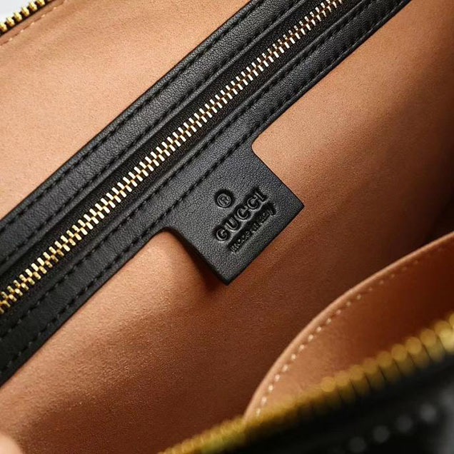 Gucci Ophidia Medium Top Handle Bag 524532 Chestnut