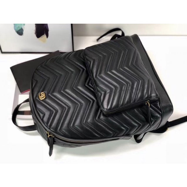 Gucci GG Marmont Matelassé Backpack 523405 2018 Collection