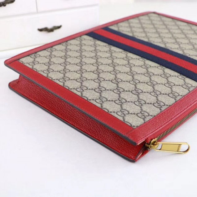 Gucci GG Supreme Portfolio 523359 Red 2018 Collection