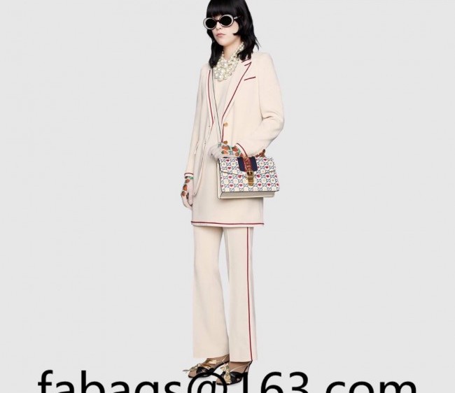 Gucci Love Sylvie Small Shoulder bag 524405 White 2022