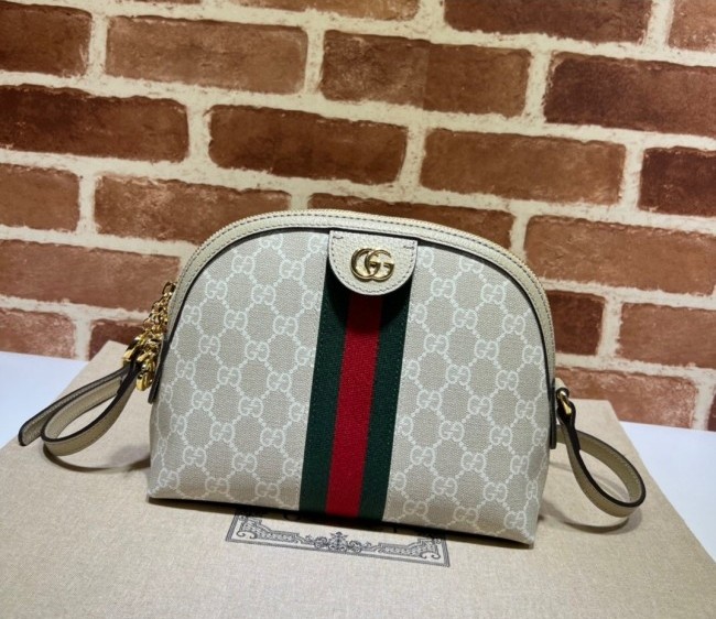 Gucci Ophidia GG Canvas Small Shoulder Bag 499621 Beige/White 2022
