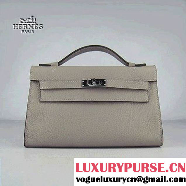 Hermes Kelly 22cm H008 grey bags