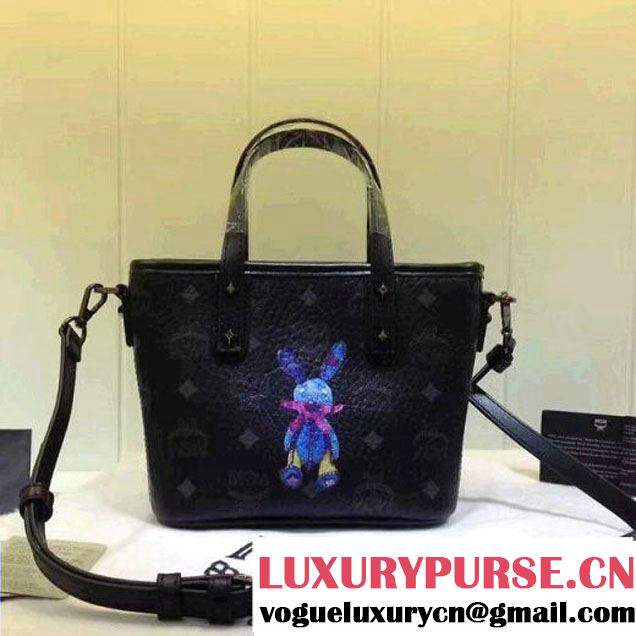 MCM Mini Rabbit Shopper Bag Black 2017 (3B031-7061916 )