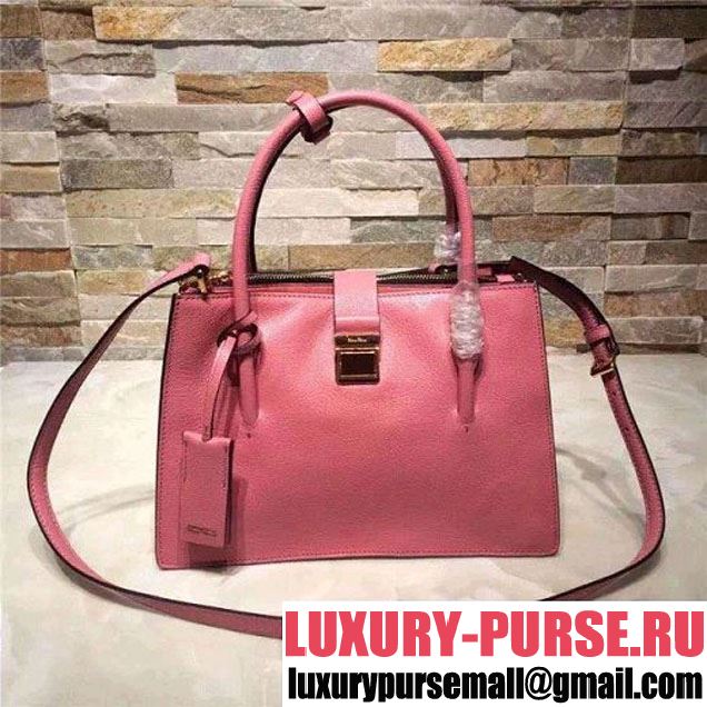Miu Miu Pink Goat Veins Calfskin (RN1108) Small Tote 2015 (AN-3283 )