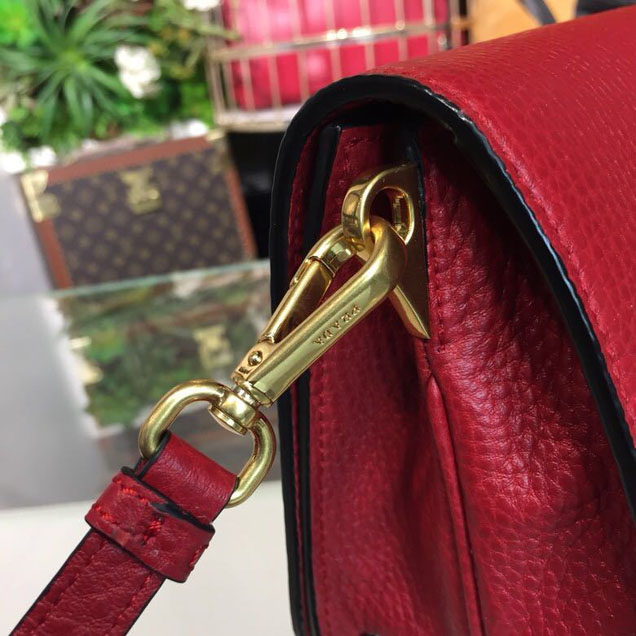 Prada Daino Shoulder Bag 20cm 1BD102 Calfskin Leather Spring Summer 2018 Collection Red
