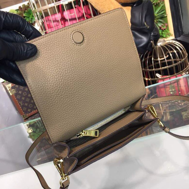 Prada Daino Shoulder Bag 20cm 1BD102 Calfskin Leather Spring Summer 2018 Collection Beige