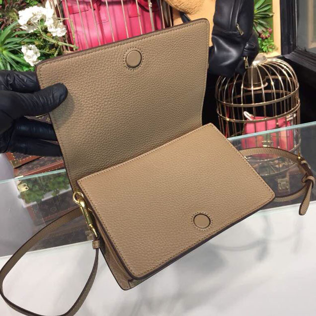 Prada Daino Shoulder Bag 20cm 1BD102 Calfskin Leather Spring Summer 2018 Collection Beige
