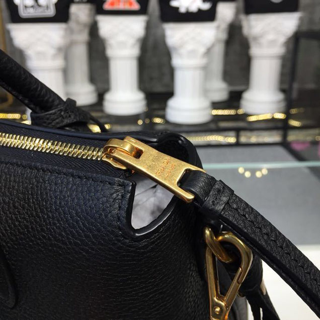 Prada Daino Tote Bag 31cm 1BA157 Calfskin Leather Spring Summer 2018 Collection Black
