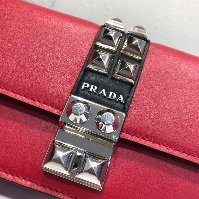 Prada Elektra Leather Mini Bag 1ZH061 red