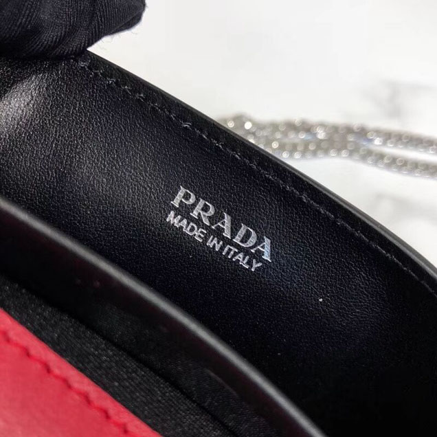 Prada Elektra Leather Mini Bag 1ZH061 red