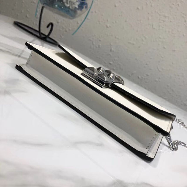 Prada Elektra Leather Mini Bag 1ZH061 white