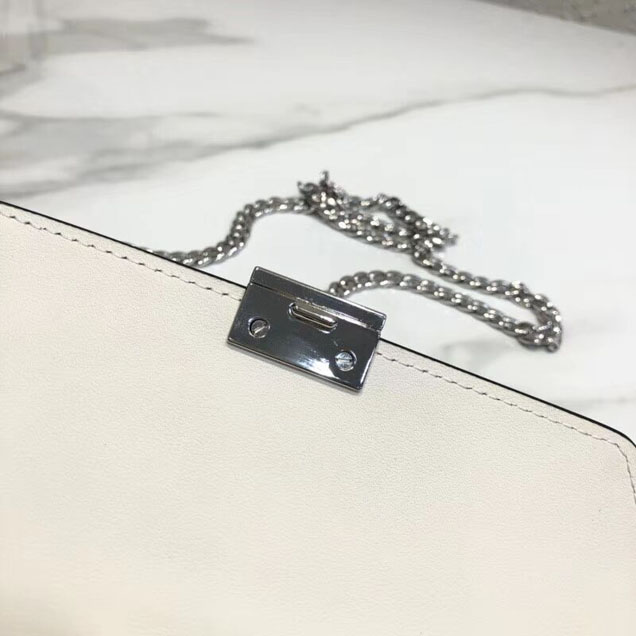 Prada Elektra Leather Mini Bag 1ZH061 white