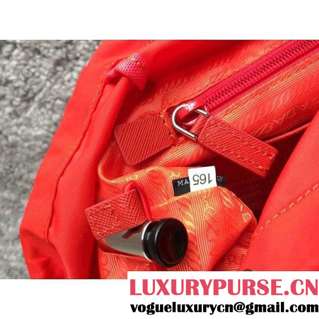 Prada BZ0025 Fabric Backpack Red (1B015-050605 )