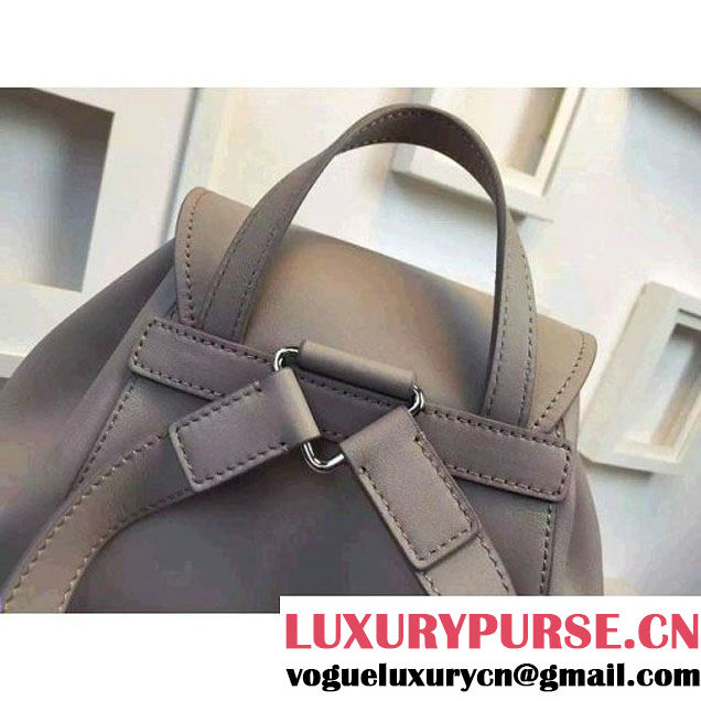 Prada 1BZ032 Soft Calf Leather Backpack Etoupe 2015 (2A016-090705 )