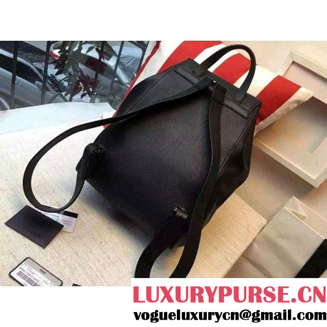 Prada 1BHZ007 Calfskin Backpack Black 2016 (2A016-011811 )