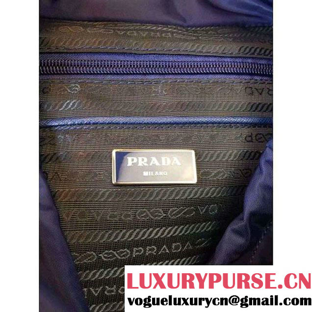 Prada Fabric Backpack 1BZ0039 Blue (2A016-6051606 )