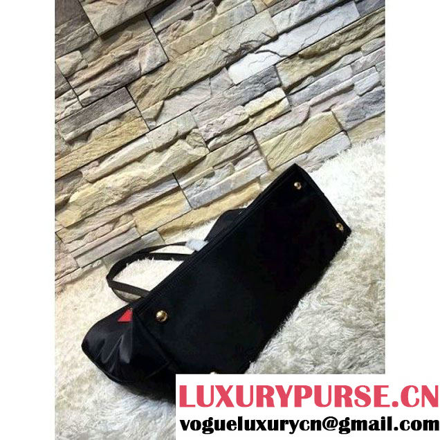 Prada 1BG052 Fabric Tote with Robot 2016 (2A137-6072312 )