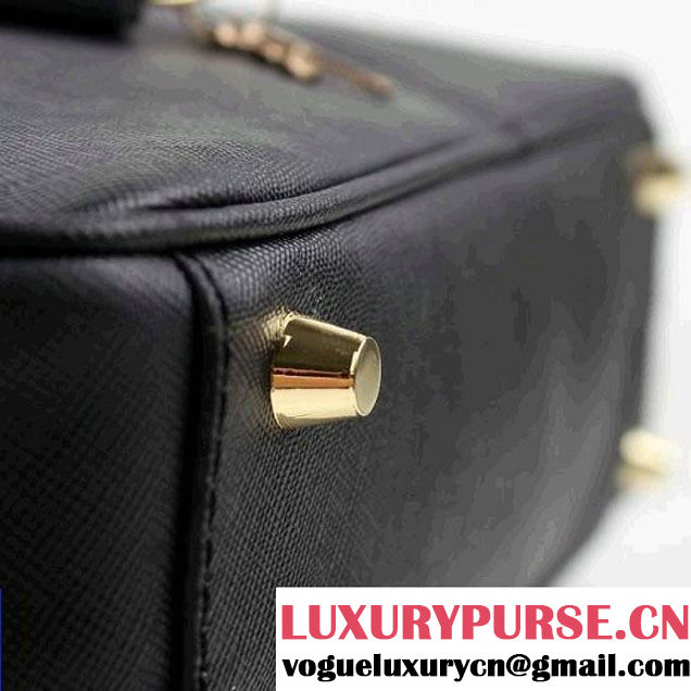 Prada BL095F NZV F0002 Top Handle Bag Black  
