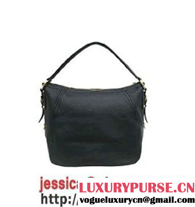Prada Calfskin Hobo Shoulder Bag Red BR4567 Black  - $189.00
