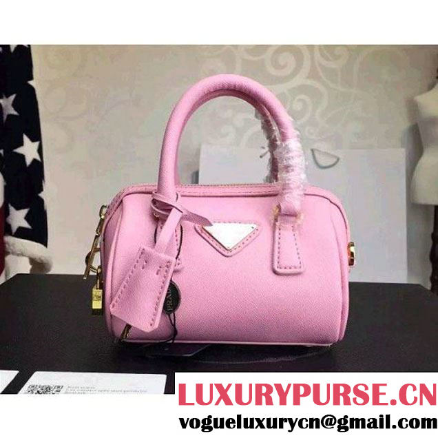 Prada Saffiano Leather Mini-bag Cherry Pink (1A025-042805 )
