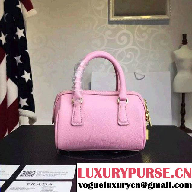 Prada Saffiano Leather Mini-bag Cherry Pink (1A025-042805 )