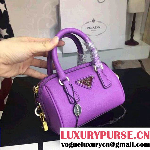 Prada Saffiano Leather Mini-bag Lavender (1A025-042810 )