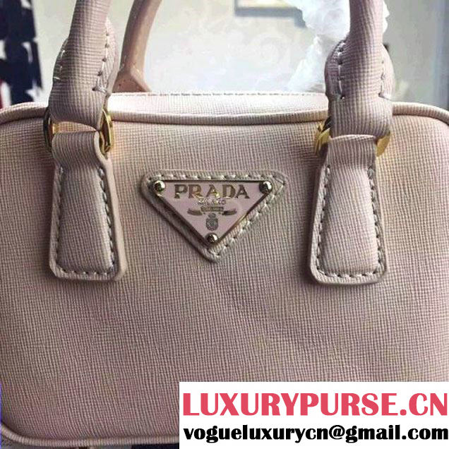 Prada Saffiano Leather Top-handle Mini Bag Nude (1A025-042818 )