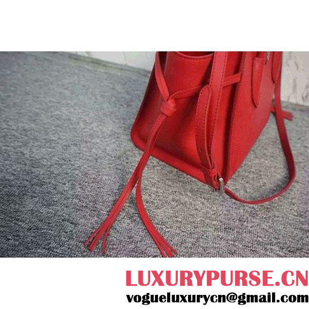 Prada B225R City Sport Leather Tote Red (WMJ-062611 )