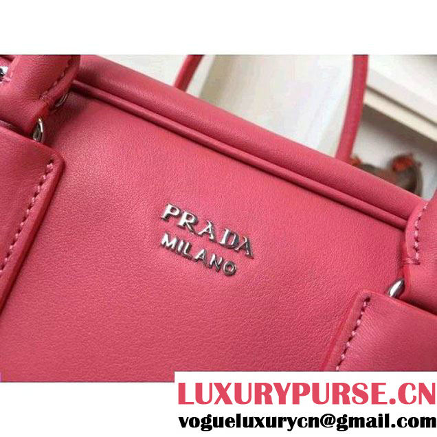 Prada 1BB010 Medium Inside Top Handle Bag Rosy+Peach Fall 2015 (2A016-090105 )
