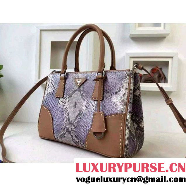 Prada BN2774  Python Leather Tote Bag Purple  (2A016-090710 )
