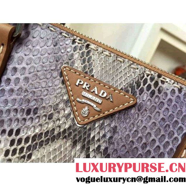 Prada BN2774  Python Leather Tote Bag Purple  (2A016-090710 )