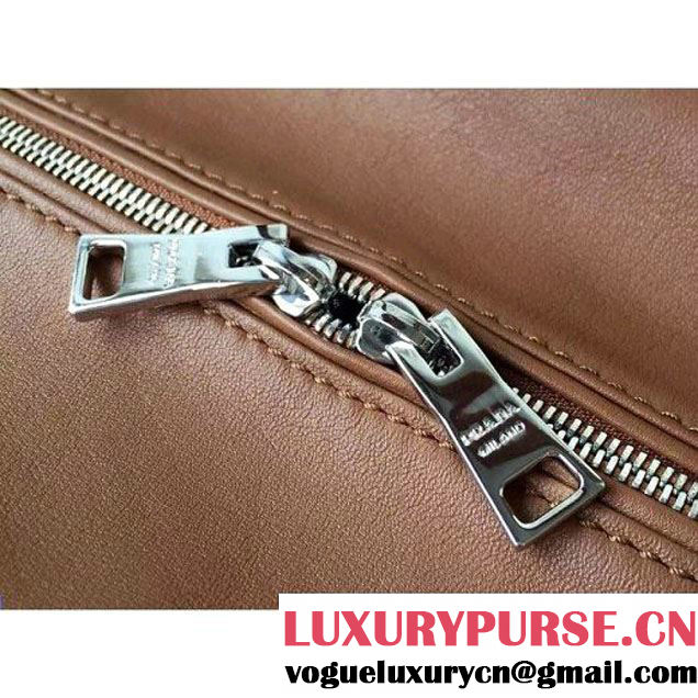 Prada Large Inside Top Handle Bag Cinnamon+Turquoise Fall 2015 (2A016-091521 )