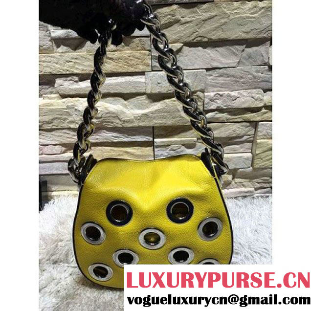 Prada 1BA027 Top Handle Bag Yellow 2016 (2A193-6011505 )
