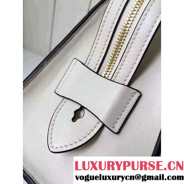Prada Small Esplanade Saffiano and Calf Leather Bag White/Off-white 2016 (2A016-6060406 )